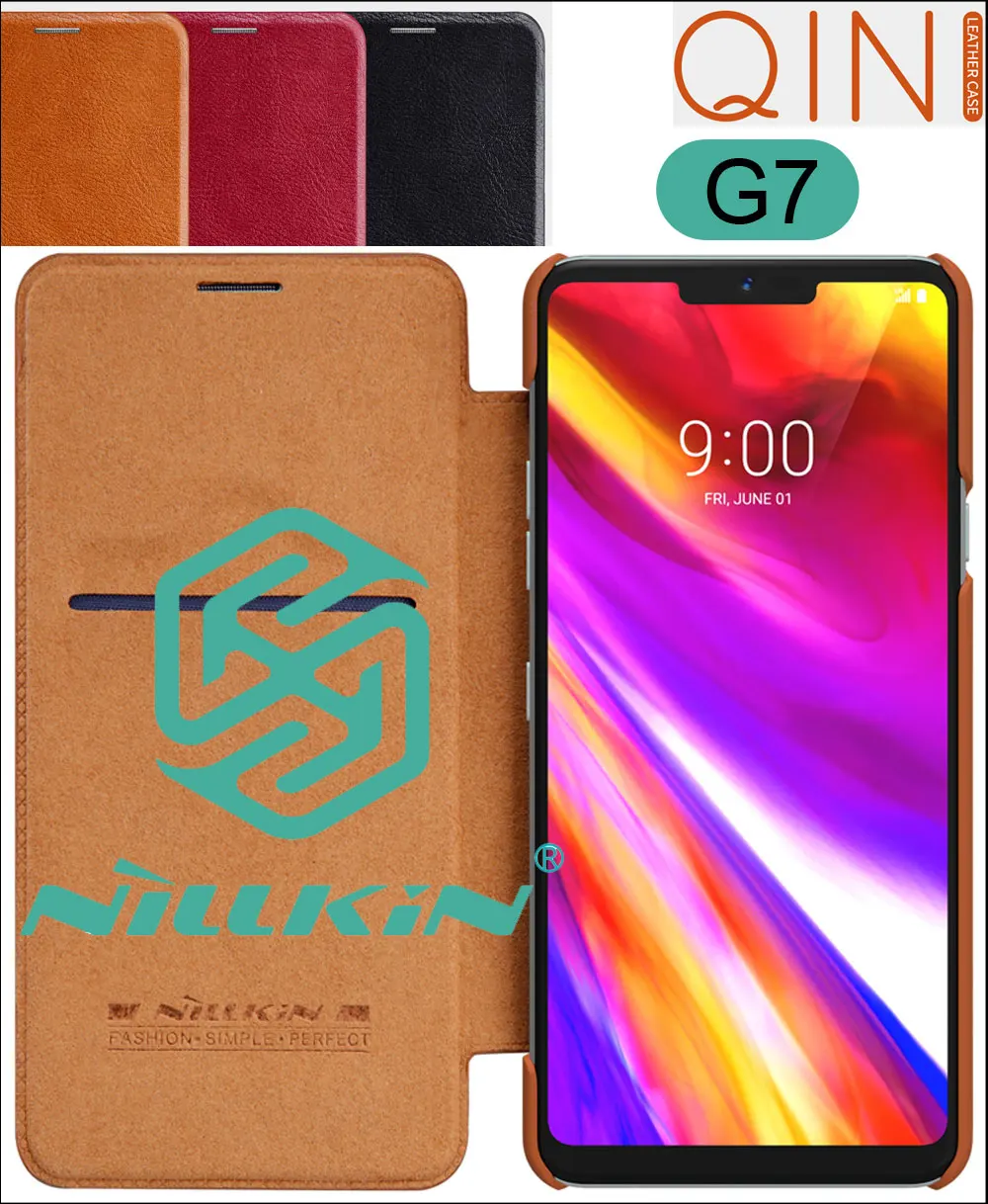 Nillkin Qin Flip Leather Case Cover For LG G8 G7 ThinQ Smart Sleep Wake up Lock Screen
Nillkin Qin Flip Leather Case Cover For LG G8 G7 ThinQ Smart Sleep Wake up Lock Screen