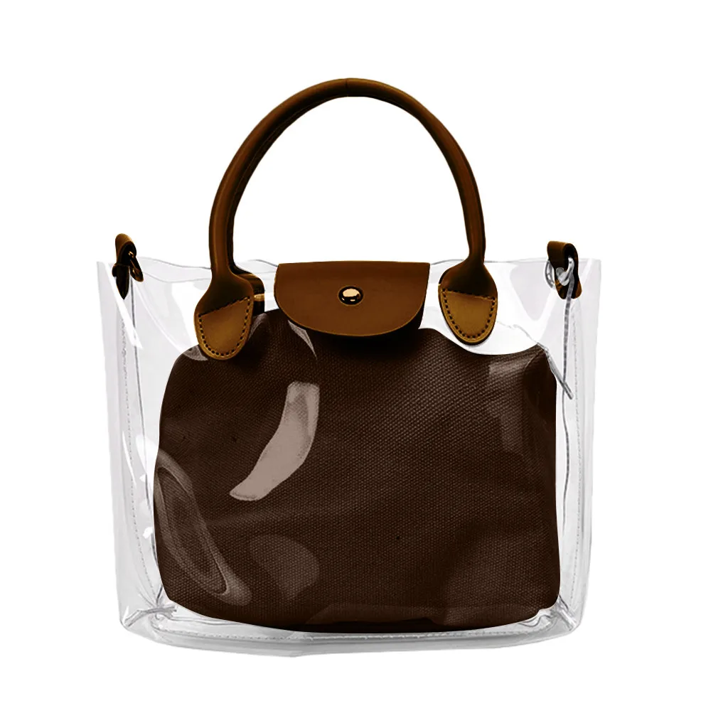 2019 Summer Woman Shoulder Bag Transparent Bag 2PC Messenger bag Transparent Shoulder Bags Women mini Bags Purse Handbags #NEW
2019 Summer Woman Shoulder Bag Transparent Bag 2PC Messenger bag Transparent Shoulder Bags Women mini Bags Purse Handbags #NEW
