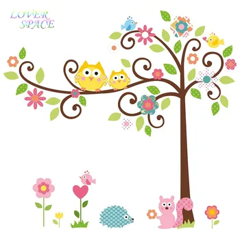 Scroll Hedgehog Squirrel Bird Owl Tree Wall Decal Art Vinyl Nursery Sticker Removable Home Decor Wall Stickers For Kids Rooms
Scroll Hedgehog Squirrel Bird Owl Tree Wall Decal Art Vinyl Nursery Sticker Removable Home Decor Wall Stickers For Kids Rooms