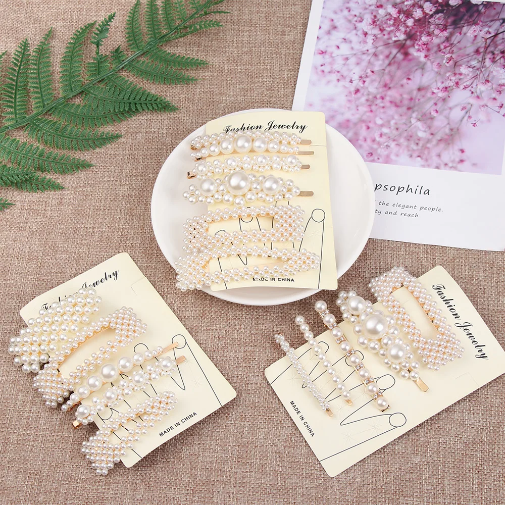 1 Set New Korean INS Vintage Pearl Hairpins Fashion Hair Accessories Imitiation Pearl Hair Clips For Girls Hair Styling Jewelry
1 Set New Korean INS Vintage Pearl Hairpins Fashion Hair Accessories Imitiation Pearl Hair Clips For Girls Hair Styling Jewelry