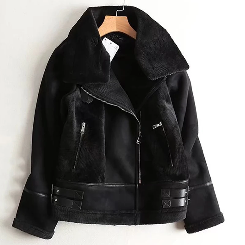 Vintage Style Women Automotive Fur Coat Streetwear Brand Clothing Woman Winter Spring Fur Leather Jackets Overcoat New 2019 A422
Vintage Style Women Automotive Fur Coat Streetwear Brand Clothing Woman Winter Spring Fur Leather Jackets Overcoat New 2019 A422