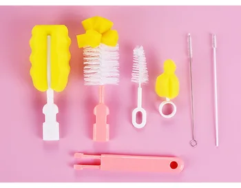DHL 500set 6pcs/set Baby Bottle Nipple Straw Brush Cleaning Set Sponge Ninon Bottle Brushes Bottle Feeding 6 Piece Suit
DHL 500set 6pcs/set Baby Bottle Nipple Straw Brush Cleaning Set Sponge Ninon Bottle Brushes Bottle Feeding 6 Piece Suit