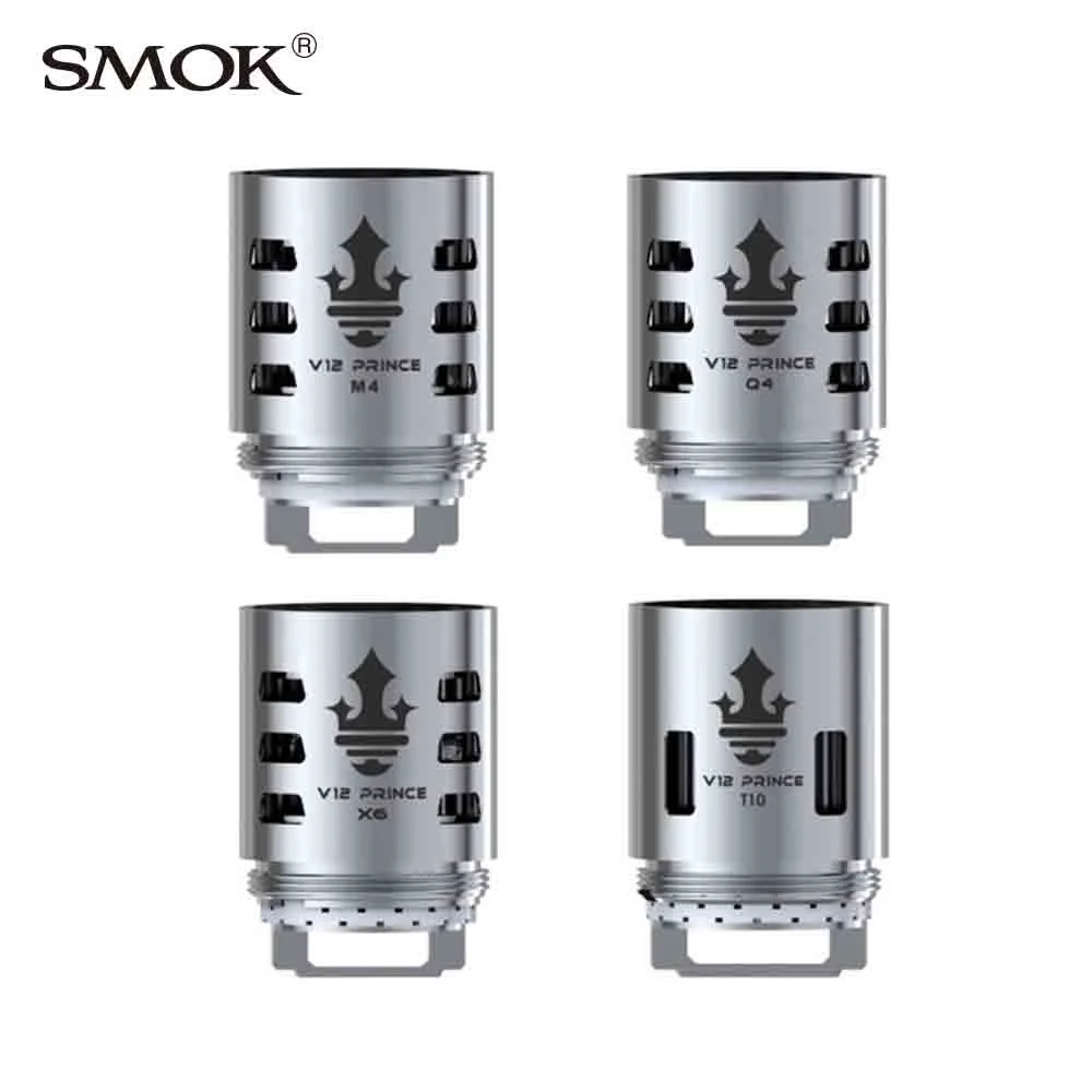 

3pcs/lot SMOK TFV12 Prince Coil X6/Q4/T10/M4 Coil for Tank TFV12 Prince Atomizer Electronic Cigarette Atomizer Core SMOK Mag Kit