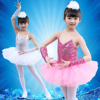 Songyuexia Children's costumes girls jazz ballet skirts children's puffy skirt sequins swan performance clothing
Songyuexia Children's costumes girls jazz ballet skirts children's puffy skirt sequins swan performance clothing
