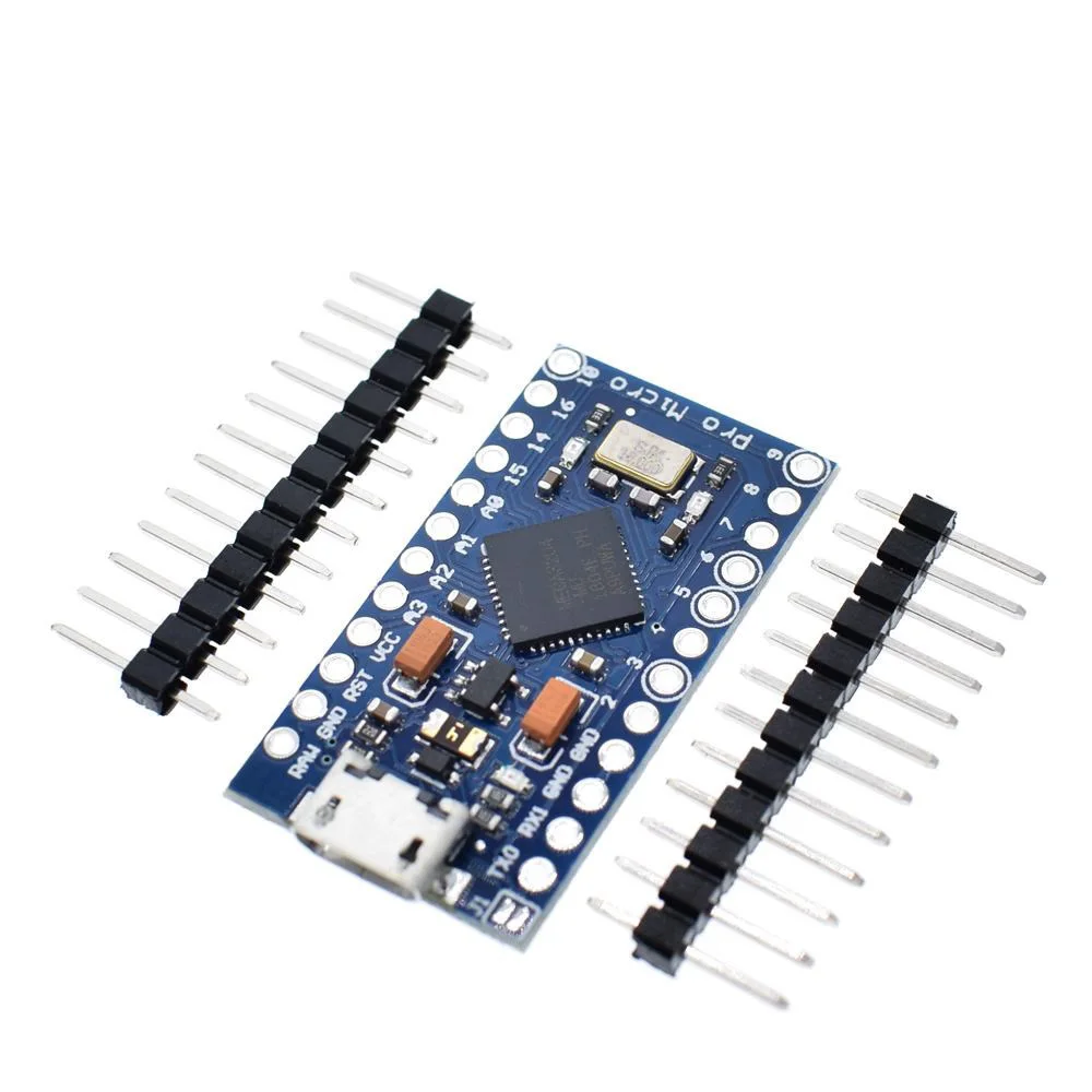 Pro Micro ATmega32U4 5 в 16 МГц Замена ATmega328 для arduino Mini с 2 рядным штыревым разъемом Leonardo Usb