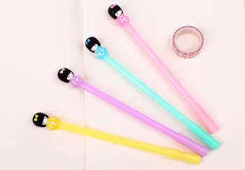 4pcs Lovely Kimono Girls Gel Pen black ink pen for student writing gift School Office Supply Escolar Papelaria
4pcs Lovely Kimono Girls Gel Pen black ink pen for student writing gift School Office Supply Escolar Papelaria