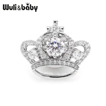 Wuli&baby Crystal Silver Color Crown Collar Pin For Women Men Weddings Banquet Party Brooch Gift
Wuli&baby Crystal Silver Color Crown Collar Pin For Women Men Weddings Banquet Party Brooch Gift