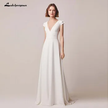Lakshmigown Fashion Satin A-Line Wedding Dress With Flowers Sexy Pencil Backeless Dresses Vestido De Noiva
Lakshmigown Fashion Satin A-Line Wedding Dress With Flowers Sexy Pencil Backeless Dresses Vestido De Noiva