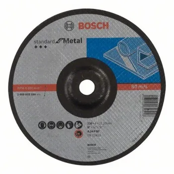 BOSCH 2608603184 Disc abrasive roughing Standard Metal 230x6mm