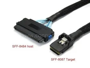 Jimier Mini SAS 4i SFF-8484 SAS 32Pin Host to SFF-8087 36Pin Target Internal Cable 100cm
Jimier Mini SAS 4i SFF-8484 SAS 32Pin Host to SFF-8087 36Pin Target Internal Cable 100cm