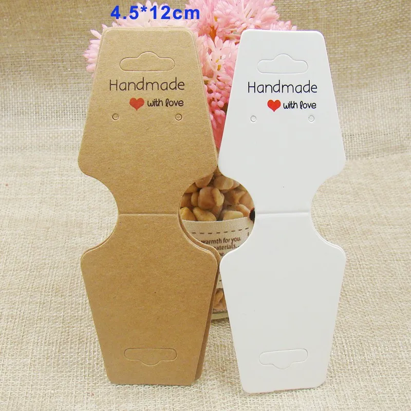 100pcs per lot White /kraft handmade necklace jewelry dispaly card with love printed for necklace head holder display show
100pcs per lot White /kraft handmade necklace jewelry dispaly card with love printed for necklace head holder display show
