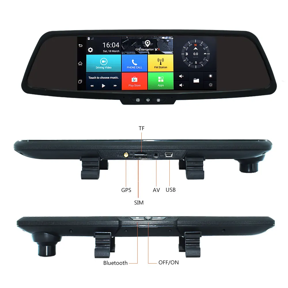 7 дюймов HD Автомобильный Gps навигация Bluetooth FM AVIN Навител Карту Бесплатное