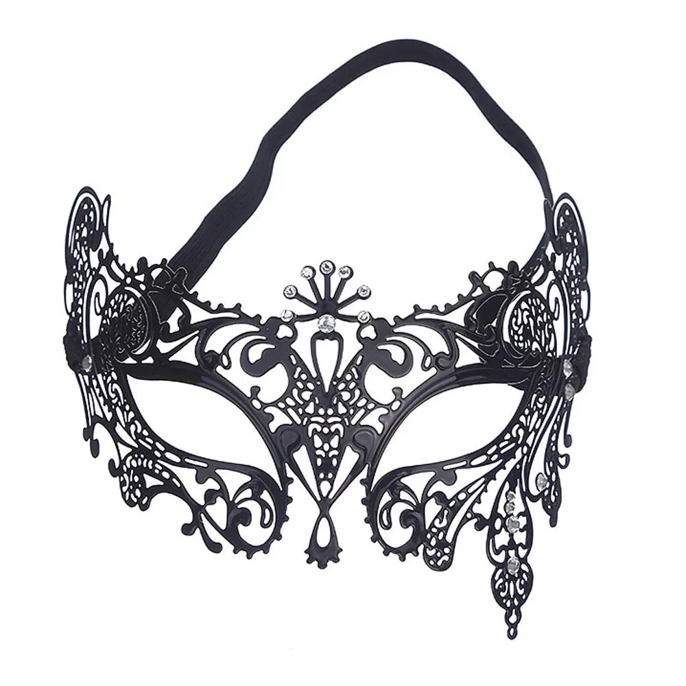 High quality Elegant Metal Laser Cut Venetian Halloween Ball Masquerade Metal black Luxury Mask for adults new
High quality Elegant Metal Laser Cut Venetian Halloween Ball Masquerade Metal black Luxury Mask for adults new