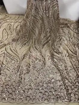 Nigerian Golden Color Embroidery Lace Wedding Dress Fabrics High Quality Beautiful Embroidered Guipure Tulle Mesh Lace Material
Nigerian Golden Color Embroidery Lace Wedding Dress Fabrics High Quality Beautiful Embroidered Guipure Tulle Mesh Lace Material