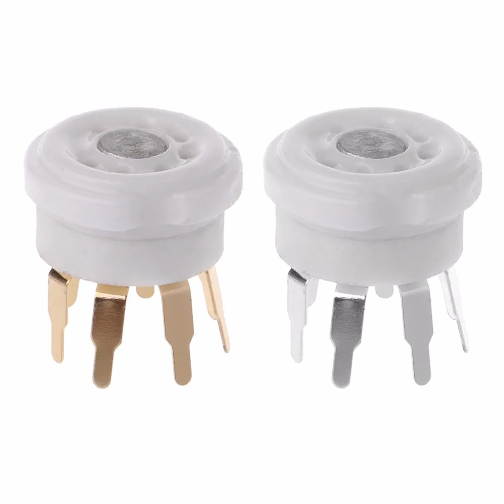 10Pcs/Set Miniature 9Pin Ceramic Vacuum Tube Socket For 12AX7 12AU7 ECC82 PCB Mount
10Pcs/Set Miniature 9Pin Ceramic Vacuum Tube Socket For 12AX7 12AU7 ECC82 PCB Mount
