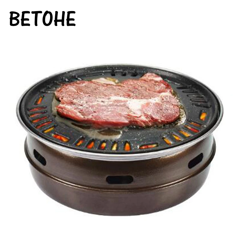 BETOHE Korean carbon oven Korean barbecue grill household baking tray round barbecue machine fried meat pot
BETOHE Korean carbon oven Korean barbecue grill household baking tray round barbecue machine fried meat pot