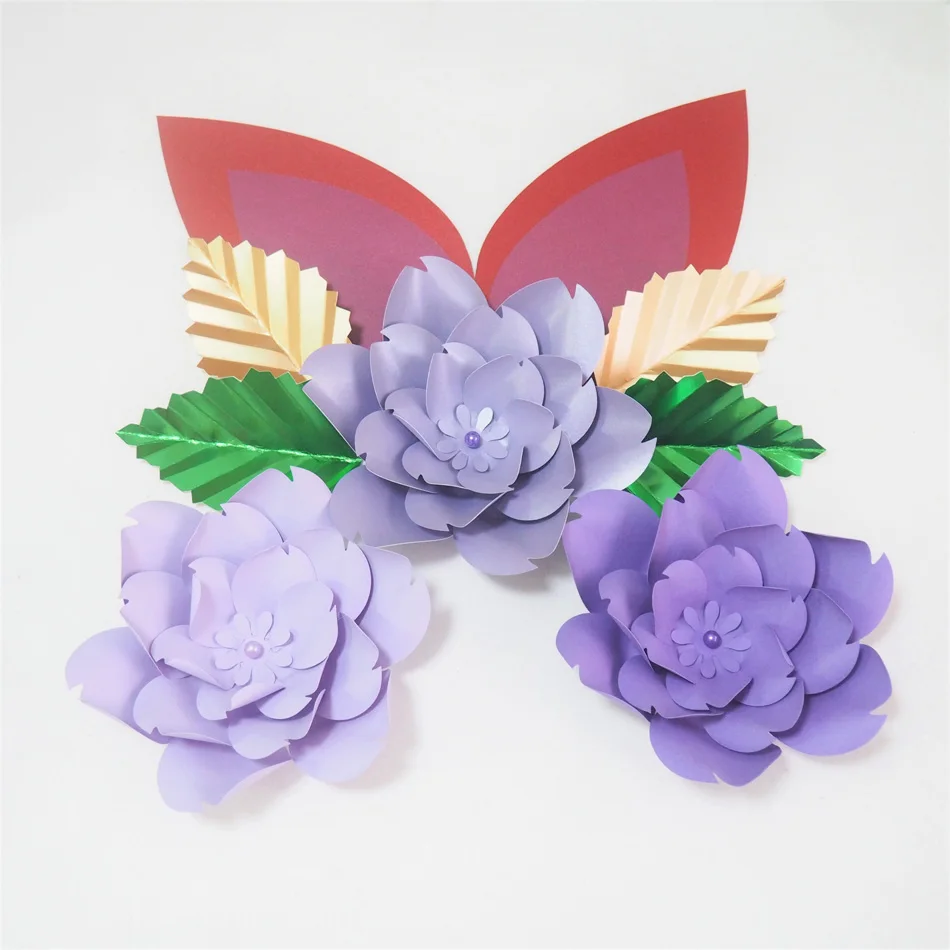 DIY Giant Paper Flowers Artificial Rose Fleurs Backdrops 3pcs+4 Leave+2 Ears For Wedding Decorations Baby Nursery Video Tutorial
DIY Giant Paper Flowers Artificial Rose Fleurs Backdrops 3pcs+4 Leave+2 Ears For Wedding Decorations Baby Nursery Video Tutorial