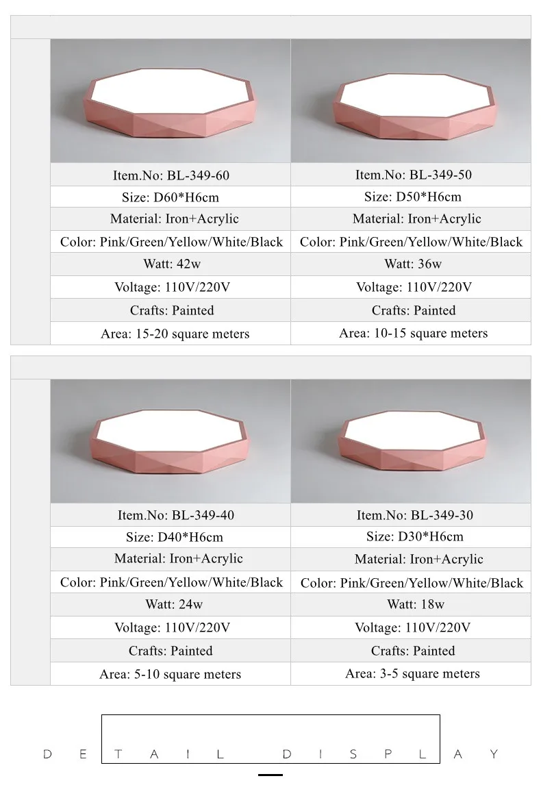 ultra thin lights ceiling lamp 8