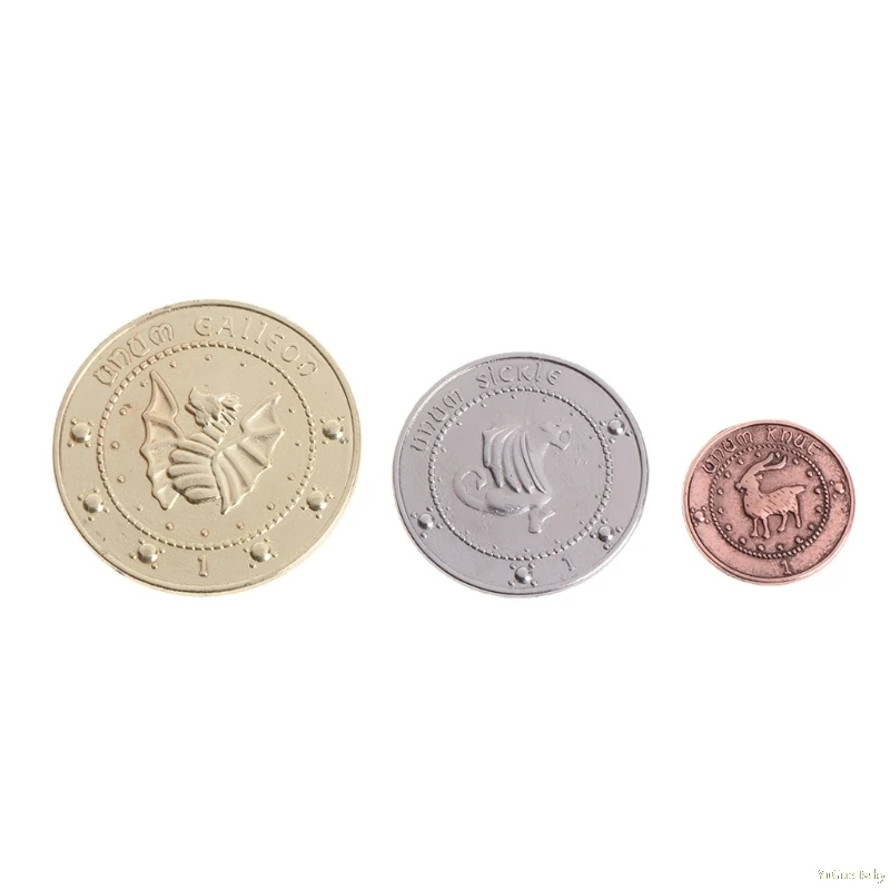 2018 Meaningful 3pcs/set Hogwart Gringotts Bank Coin Wizarding World Galleons Sickles Knutes Noncurrent Coin
2018 Meaningful 3pcs/set Hogwart Gringotts Bank Coin Wizarding World Galleons Sickles Knutes Noncurrent Coin
