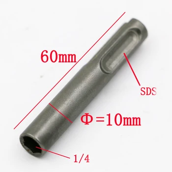 Impact Drill SDS Conversion 1/4 hexagonal shank electric screwdriver extension rod holder countersink Adapter hex socket wrench 
Impact Drill SDS Conversion 1/4 hexagonal shank electric screwdriver extension rod holder countersink Adapter hex socket wrench