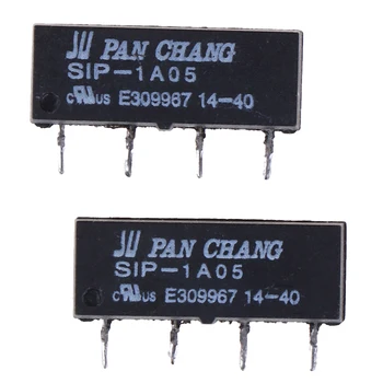 5PCS 5V Relay SIP-1A05 Reed Switch Relay For PAN CHANG Relay 4PIN