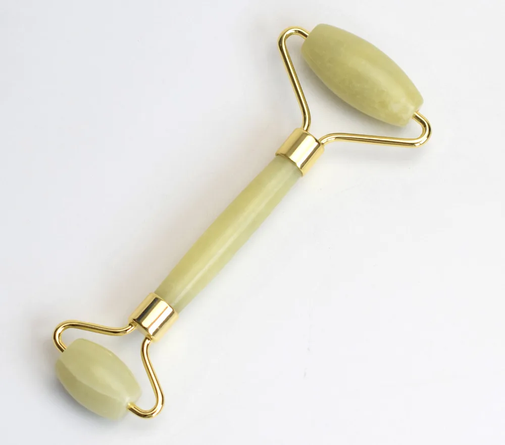 Natural Chakra Jade Carved Reiki Crystal Healing Gua Sha Beauty Roller Facial Massor Stick with Alloy Gold-Plated
Natural Chakra Jade Carved Reiki Crystal Healing Gua Sha Beauty Roller Facial Massor Stick with Alloy Gold-Plated