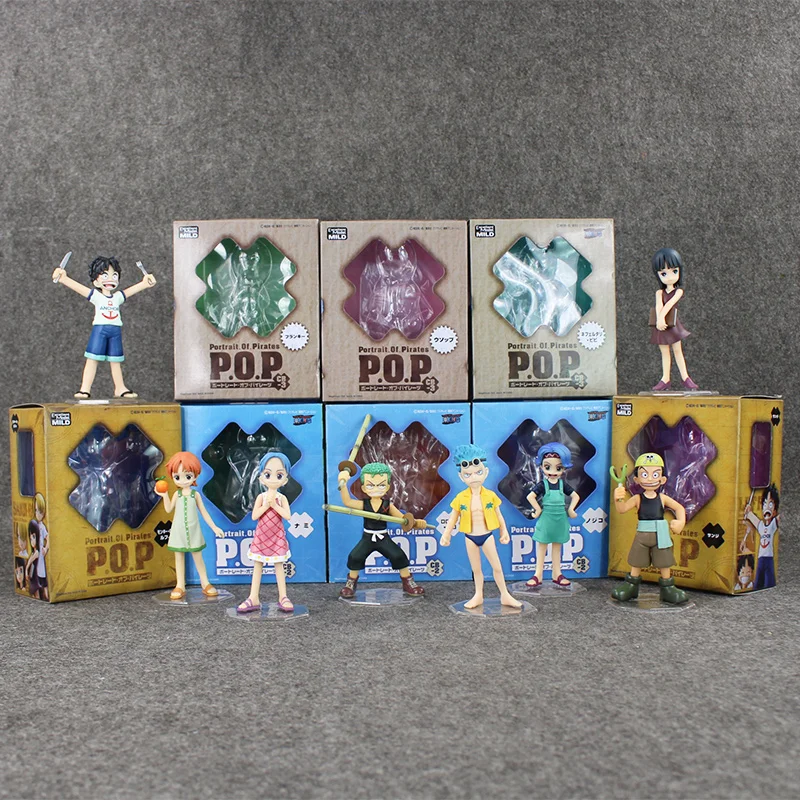 One Piece Childhood Figure Luffy Zoro Robin Nami Franky Sanji Usopp Brook Action Figures Kid Toys Figurine Dolls
One Piece Childhood Figure Luffy Zoro Robin Nami Franky Sanji Usopp Brook Action Figures Kid Toys Figurine Dolls