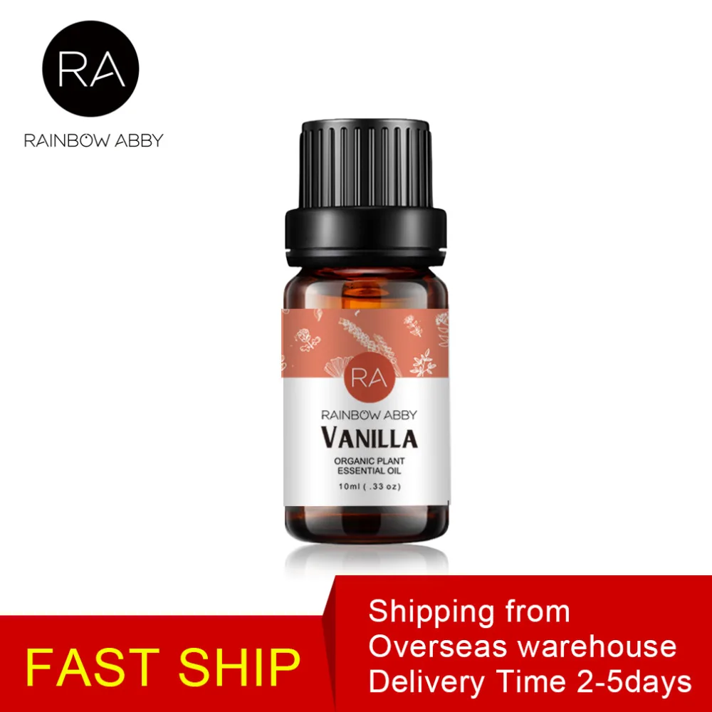 100% Natural Aromatherapy Essential Oil Vanilla 10ml Stable Emotion Relax Mood Diffuser Burner Fragrance | Красота и здоровье