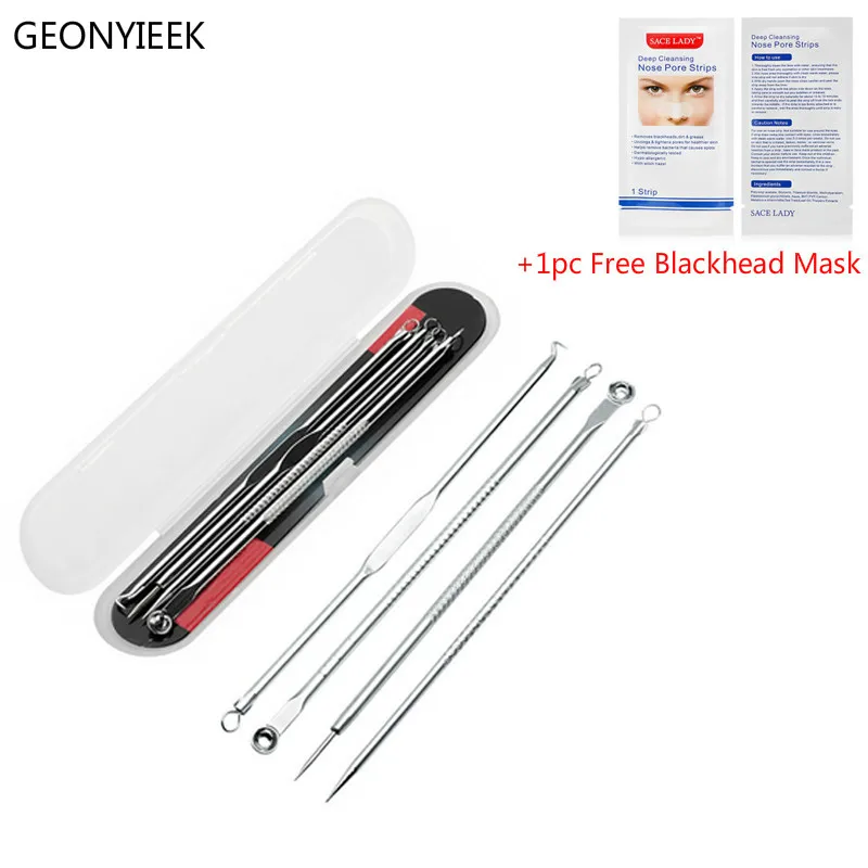 4pcs/set Dual Heads Acne Needle Blackhead Blemish Squeeze Pimple Extractor Remover Spot Cleaner Beauty Skin Care Tool Kit
4pcs/set Dual Heads Acne Needle Blackhead Blemish Squeeze Pimple Extractor Remover Spot Cleaner Beauty Skin Care Tool Kit