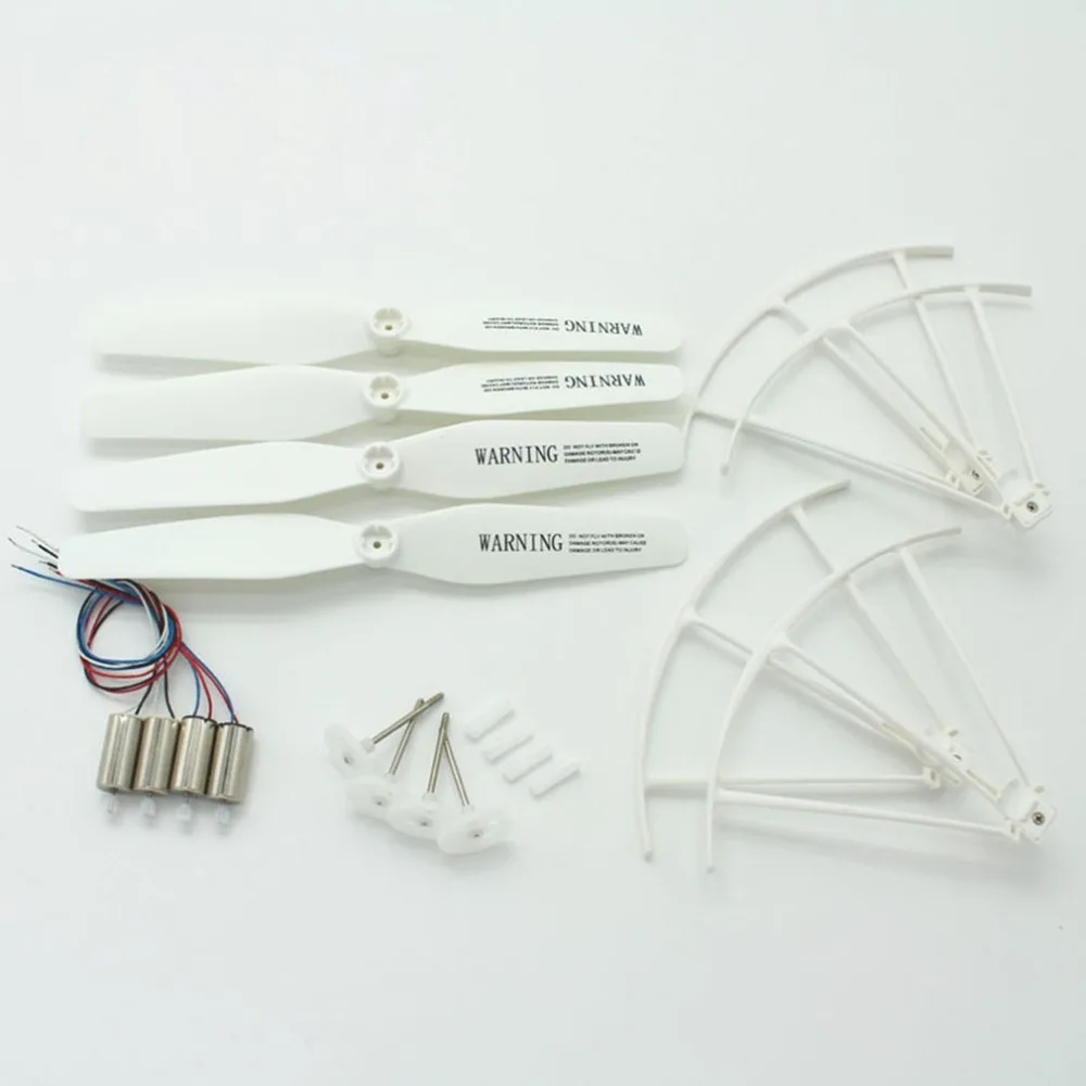 2 Pairs RC Drone Engine Motors with Gear Propellers Blades Protective Rings Spare Parts for SYMA X5UC/X5UW Quadcopter
2 Pairs RC Drone Engine Motors with Gear Propellers Blades Protective Rings Spare Parts for SYMA X5UC/X5UW Quadcopter