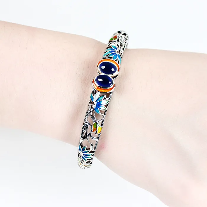 2019 Sale Love Bracelet Pulseiras Bangle Viking Bracelet Jiashun 925 Taiyin Cloisonne Enamel Open Woman Garnet Corundum Jewelry
2019 Sale Love Bracelet Pulseiras Bangle Viking Bracelet Jiashun 925 Taiyin Cloisonne Enamel Open Woman Garnet Corundum Jewelry
