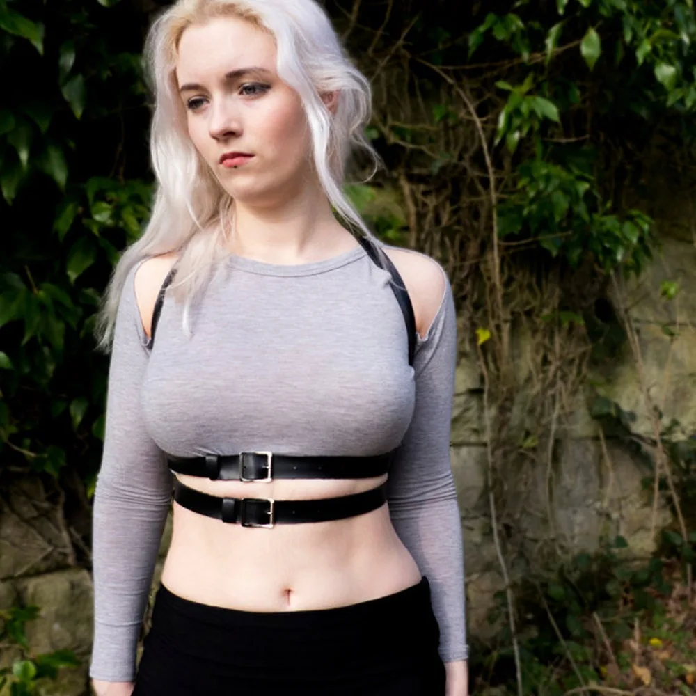 Harness gothic Harajuku Handmade Fashion Leather Harness Craft Wide Belt Body Bondage Waist Belt Straps
Harness gothic Harajuku Handmade Fashion Leather Harness Craft Wide Belt Body Bondage Waist Belt Straps