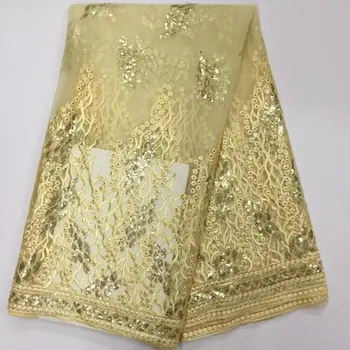High Quality African Lace Fabric whit sequins/French Net Embroidery Sequins Tulle Lace Fabric For Nigerian Wedding Dress 16klj-2
High Quality African Lace Fabric whit sequins/French Net Embroidery Sequins Tulle Lace Fabric For Nigerian Wedding Dress 16klj-2