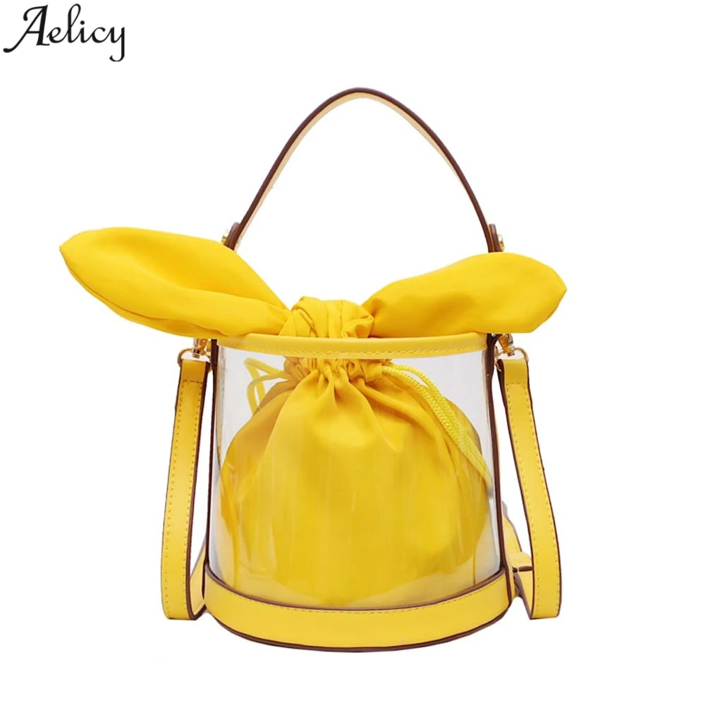 Aelicy Ladies Jelly Transparent Bucket Composite Bag Women Solid Beach Bag Messenger Bag Female Simple Single Shoulder Bag New
Aelicy Ladies Jelly Transparent Bucket Composite Bag Women Solid Beach Bag Messenger Bag Female Simple Single Shoulder Bag New