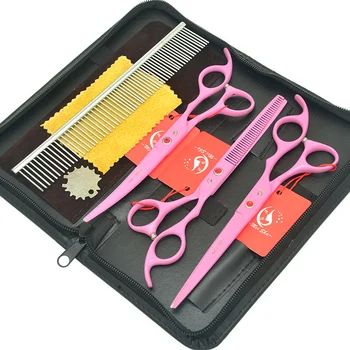 7.0" Meisha Professional Pet Grooming Scissors Kits Japan Curved Cutting & Thinning Shears Cats Dogs Haircut Styling Tool HB0167
7.0" Meisha Professional Pet Grooming Scissors Kits Japan Curved Cutting & Thinning Shears Cats Dogs Haircut Styling Tool HB0167