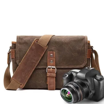 YUPINXUAN Mens Vintage Oil Wax Canvas Leather Shoulder Bags Shockproof DSLR Camera Bag Waterproof Canvas Crossbody Bags Russian
YUPINXUAN Mens Vintage Oil Wax Canvas Leather Shoulder Bags Shockproof DSLR Camera Bag Waterproof Canvas Crossbody Bags Russian
