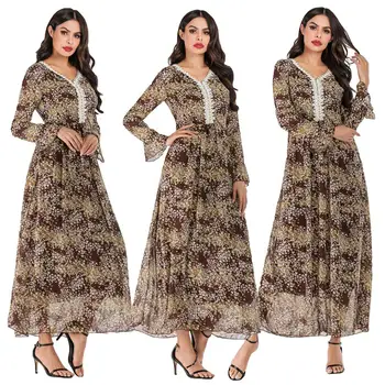 2020 Fashion Women Maxi Dress Jilbab Kaftan Casual Chiffon Boho Dresses Floral Print Turkey Caftan LTurkish Islamic Robe Gown
2020 Fashion Women Maxi Dress Jilbab Kaftan Casual Chiffon Boho Dresses Floral Print Turkey Caftan LTurkish Islamic Robe Gown