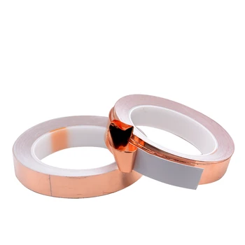 1PC 20M Single Side Conductive Copper Foil Tape Strip Adhesive EMI Shielding Heat Resist Tape Width 4 5 6 8 10 12 15 20 MM
1PC 20M Single Side Conductive Copper Foil Tape Strip Adhesive EMI Shielding Heat Resist Tape Width 4 5 6 8 10 12 15 20 MM
