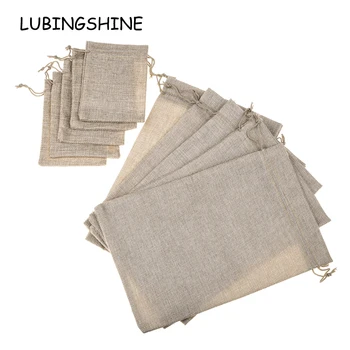 LUBINGSHINE 25pcs Handmade Linen Drawstring Bags Jewelry Pouch Christmas Wedding Gifts Storage Bags Drawstring Bag Packing BG487
LUBINGSHINE 25pcs Handmade Linen Drawstring Bags Jewelry Pouch Christmas Wedding Gifts Storage Bags Drawstring Bag Packing BG487