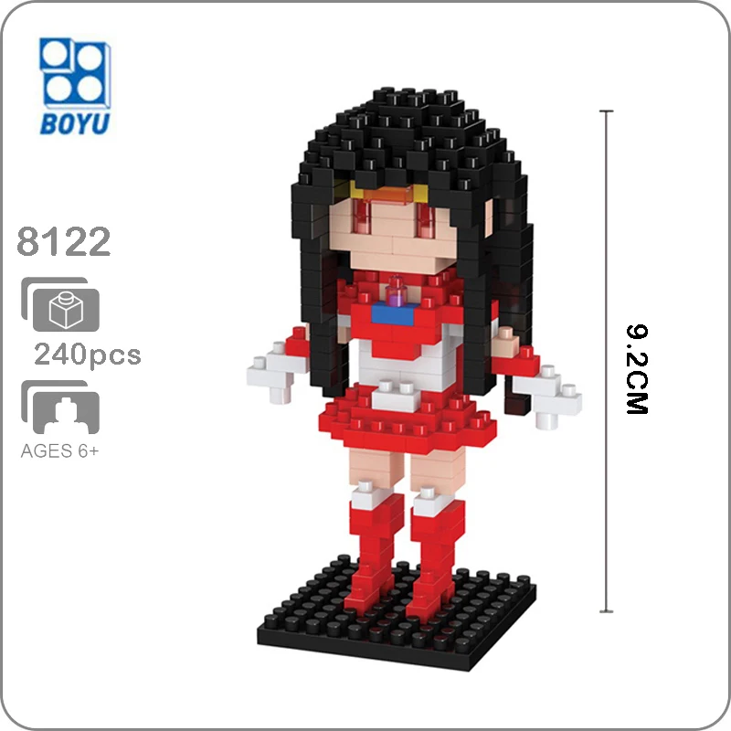 BOYU 8122 Anime Sailor Moon Mars Hino Rei 3D Girl Model Micro Diamond DIY Mini Building Small Blocks Bricks Assembly Toy no Box
BOYU 8122 Anime Sailor Moon Mars Hino Rei 3D Girl Model Micro Diamond DIY Mini Building Small Blocks Bricks Assembly Toy no Box