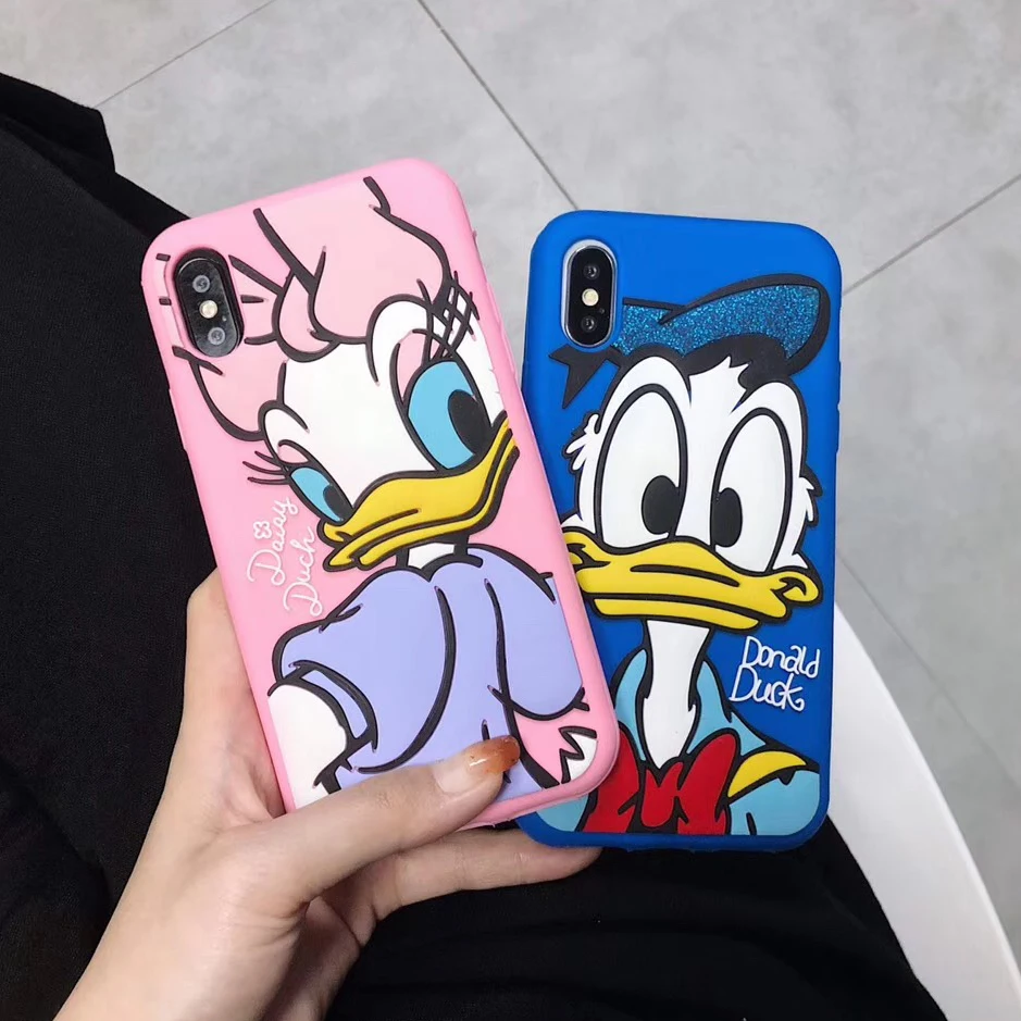 Cartoon Cute Mickey Mouse Minnie Phone Case for IPhone 6 7 8 Plus X Cute Donald Duck Soft Silicone Anti-Knock Phone Back Cover
Cartoon Cute Mickey Mouse Minnie Phone Case for IPhone 6 7 8 Plus X Cute Donald Duck Soft Silicone Anti-Knock Phone Back Cover