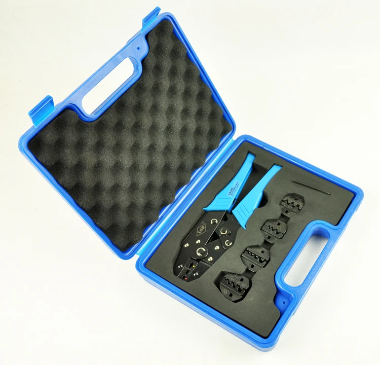 hand crimping tool set for crimping terminals and connectors LS03C-5D3 with crimping tool and replaceable crimping dies set LSD
hand crimping tool set for crimping terminals and connectors LS03C-5D3 with crimping tool and replaceable crimping dies set LSD
