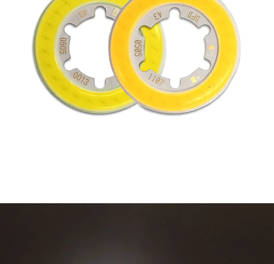 43mm Diamter Round Ring Shape COB LED Light Bulb Chip On Board Natural Warm White Emitting Color 5W 15V LED Lamp Bulbs for DIY (5)