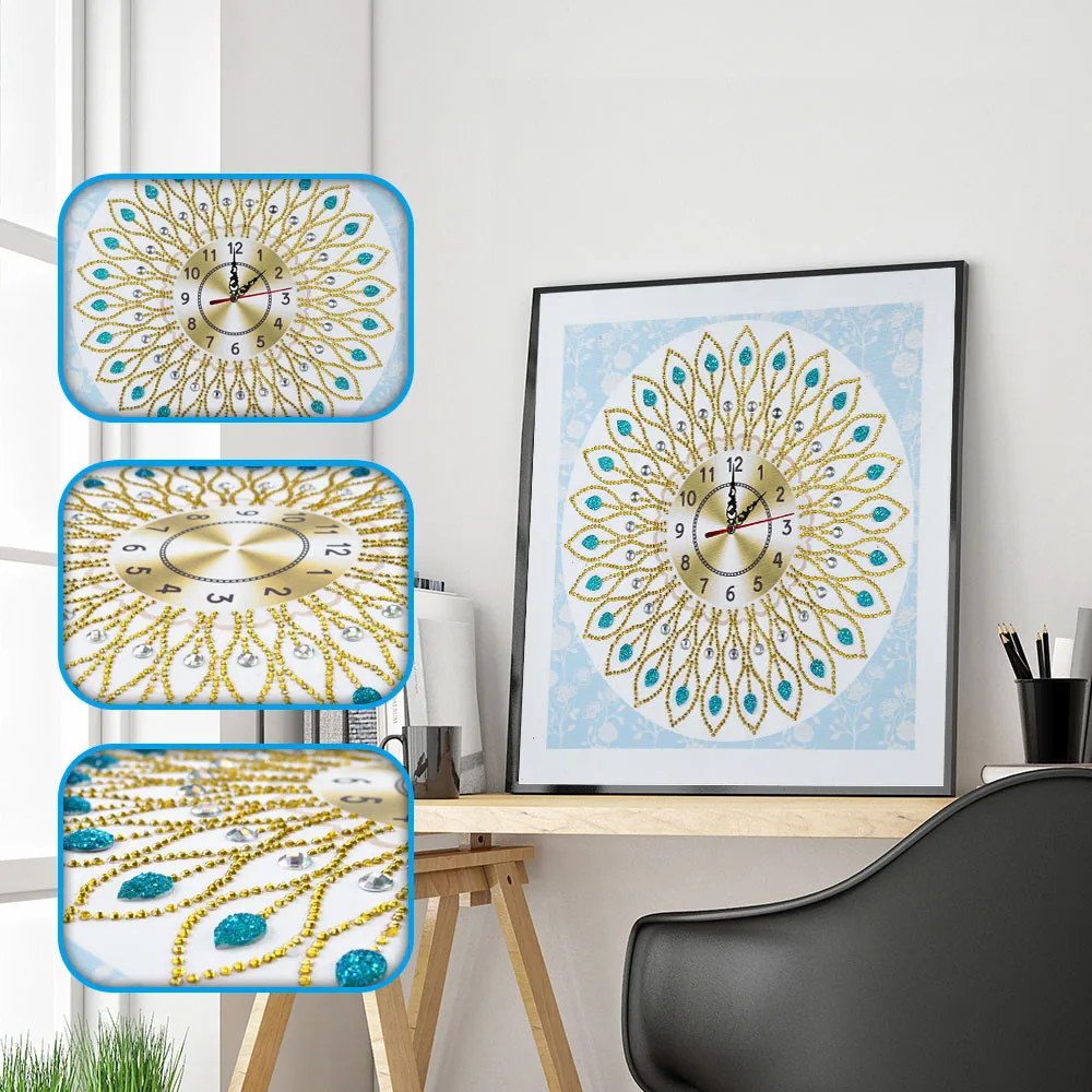 5D Special shaped Embroidery Wall Clock DIY Diamond Painting Cross Stitch Diamond Crafts Decor Crystal Rhinestone Q0
5D Special shaped Embroidery Wall Clock DIY Diamond Painting Cross Stitch Diamond Crafts Decor Crystal Rhinestone Q0