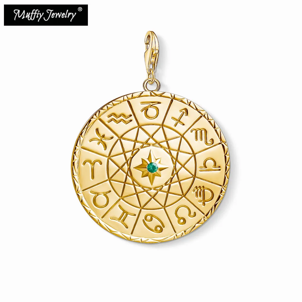 Star Sign Coin Gold Charm,Europe Style Charm Club Good Jewelry For Women,2019 Gift In Sterling Silver Fit Bag Bracelet Necklace
Star Sign Coin Gold Charm,Europe Style Charm Club Good Jewelry For Women,2019 Gift In Sterling Silver Fit Bag Bracelet Necklace