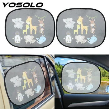 YOSOLO 2Pcs Car Curtain Car-styling Auto Sun Shades Protector Side Window Screen Sunshades Windshield Shade Windscreen Cover
YOSOLO 2Pcs Car Curtain Car-styling Auto Sun Shades Protector Side Window Screen Sunshades Windshield Shade Windscreen Cover