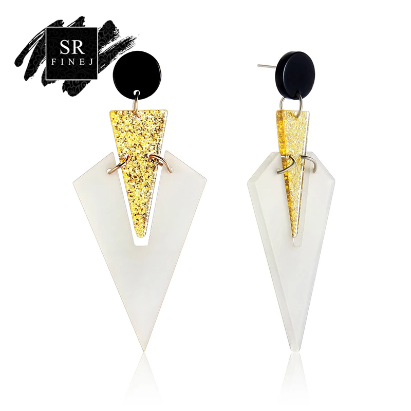 SR:FINEJ New Fashion Candy Colors Geometric Acrylic Dangle Earrings for Women Elegant Drop Earrings Luxury Wedding Party Jewelry
SR:FINEJ New Fashion Candy Colors Geometric Acrylic Dangle Earrings for Women Elegant Drop Earrings Luxury Wedding Party Jewelry