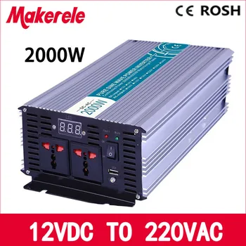 pure sine wave power inverter 12v 220v 2000w high efficient off grid voltage solar converter LED Display MKP2000-122
pure sine wave power inverter 12v 220v 2000w high efficient off grid voltage solar converter LED Display MKP2000-122