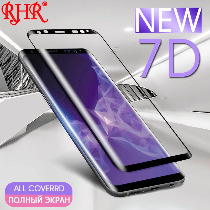 RHR 7D Full Protective Glass For Samsung Galaxy S8 S9 Plus Note9 8 Screen Protector Curved Edge For Samsung S6 S7 Edge Plus Film
RHR 7D Full Protective Glass For Samsung Galaxy S8 S9 Plus Note9 8 Screen Protector Curved Edge For Samsung S6 S7 Edge Plus Film