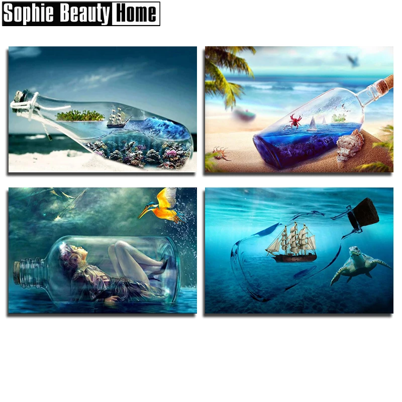 Diamond Embroidery Scenery In Bottle Mosaic Crystal 5D Cross Stitch Full Drill Diamond Painting DIY Sticker Decor Pattern 060915
Diamond Embroidery Scenery In Bottle Mosaic Crystal 5D Cross Stitch Full Drill Diamond Painting DIY Sticker Decor Pattern 060915